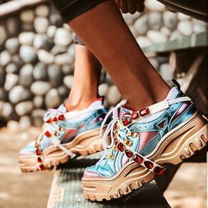 Cape Robbin Multi chunky stoned sneakers